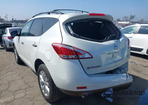 2012 Nissan Murano Sv z USA, uszkodzony, nr VIN JN8AZ1MUXCW105633